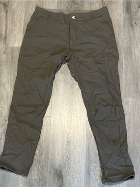 Kühl Hiking Pants | 36x32 | Olive/Khaki | Jogger Ankle | Zip Pockets